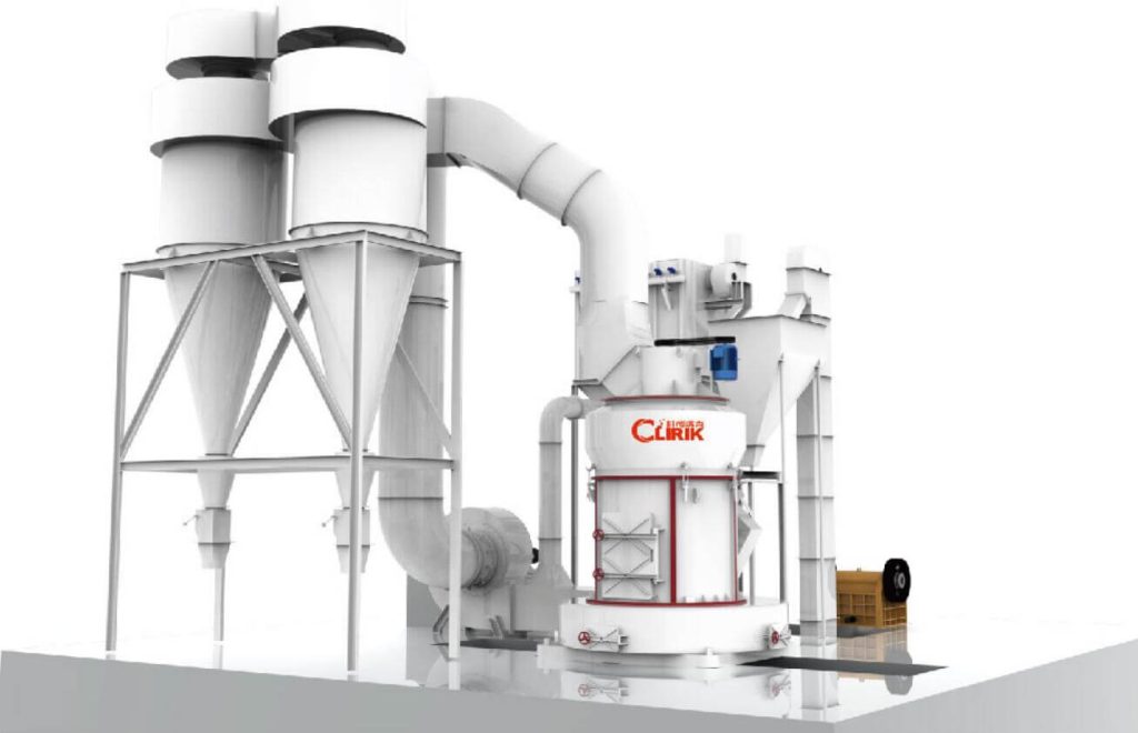 CLRM series gypsum powder enhanced roller grinding mill working principle 